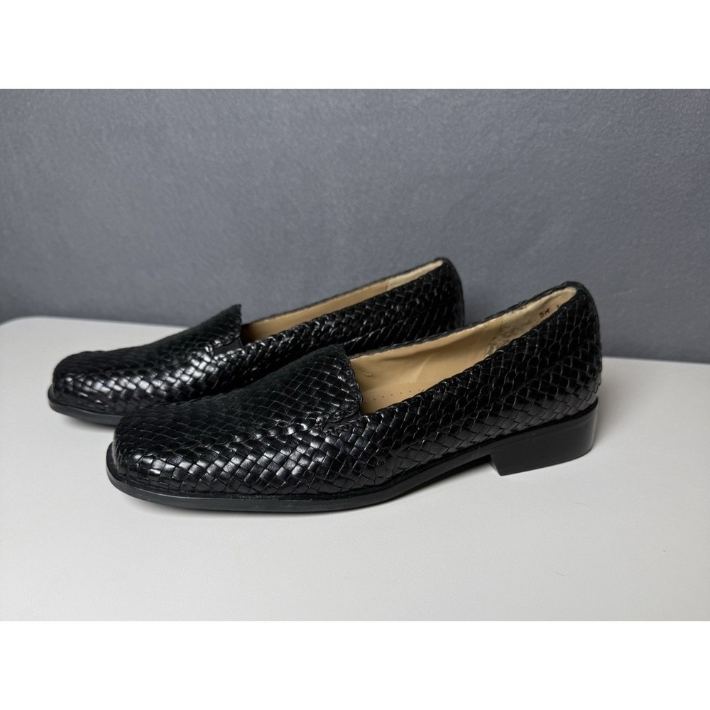 Trotters Lori Black Loafer Slip On Shoes Women's Size 5